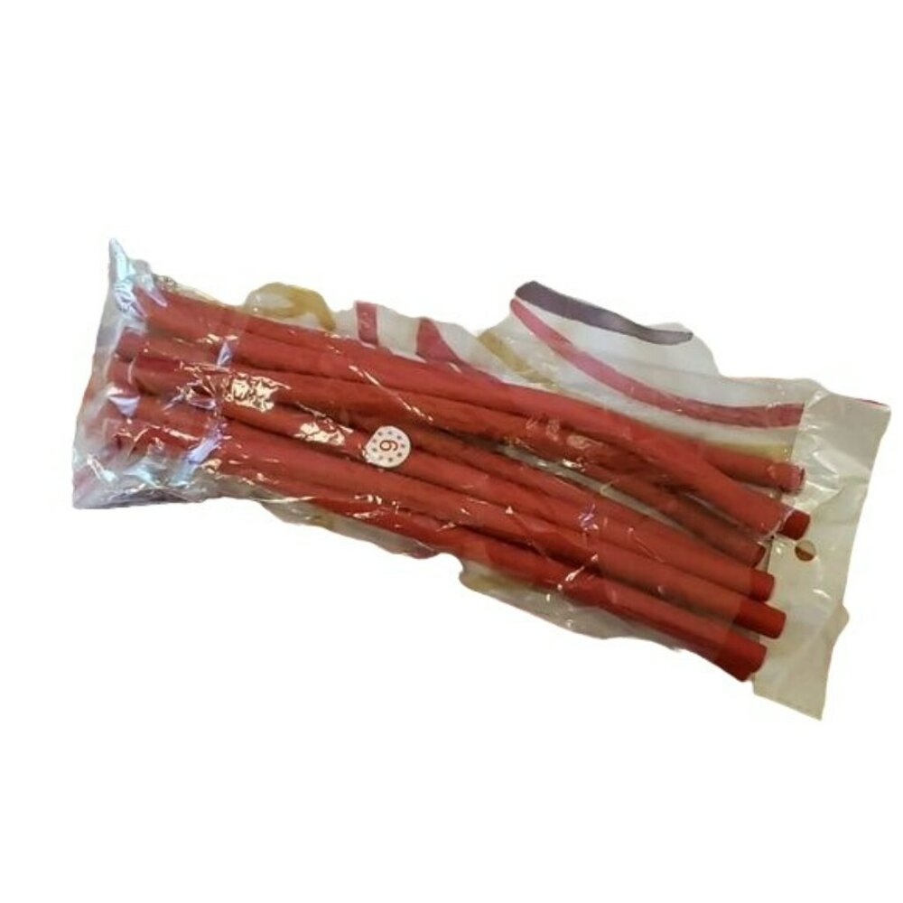 Flexible Soft Twist No Heat Hair Curlers Rollers 10 PC Red - Picture 3 of 6